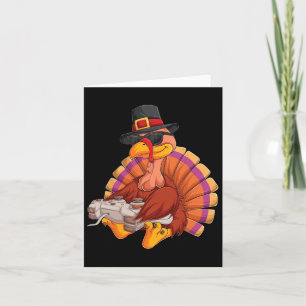 Game Thanksgiving Turkije Gamer Boys Kinder Tiener Kaart