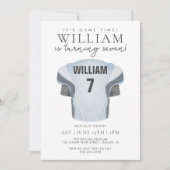 Game Time Football Jersey Birthday Kaart (Voorkant)
