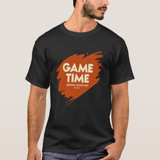 Game Time Uniek T-shirt (Voorkant)