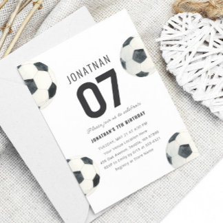 Game Time Voetbal Football Boy 7e Verjaardag Kaart