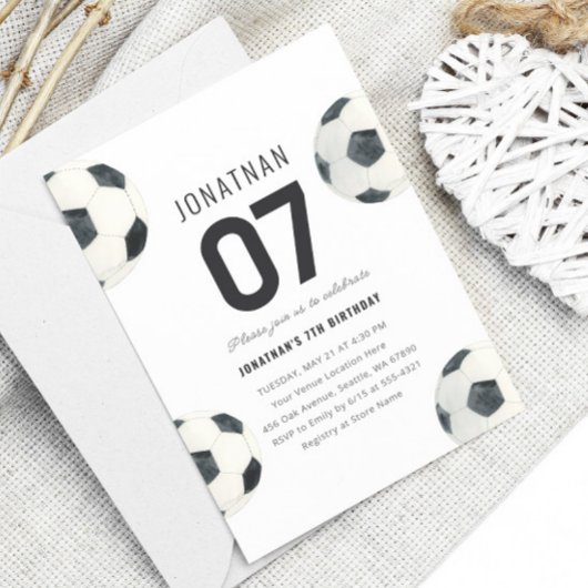 Game Time Voetbal Football Boy 7e Verjaardag Kaart