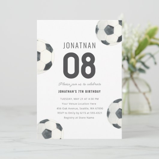 Game Time Voetbal Football Boy Verjaardag Kaart (Staand voorkant)