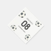 Game Time Voetbal Football Boy Verjaardag Servet (Hoek)