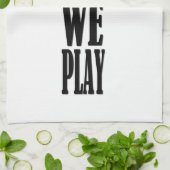 GAME TOWEL! We bidden voor we spelen Theedoek (Gevouwen)