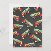 Game Truck Party-uitnodigingen Kaart (Achterkant)