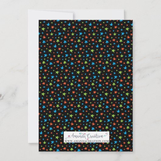 Game Truck, Video Game Verjaardag Uitnodiging (Achterkant)