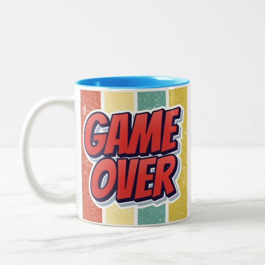 Game Tweekleurige Koffiemok (Links)