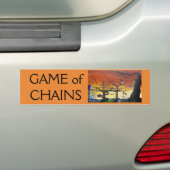 GAME VAN CHAINS-bumpersticker Bumpersticker (Op auto)