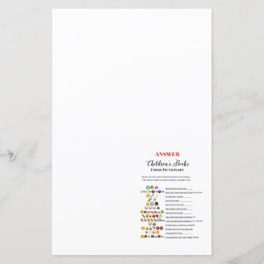 Game van het Baby shower van de Sprinkle van de IJ (Achterkant)