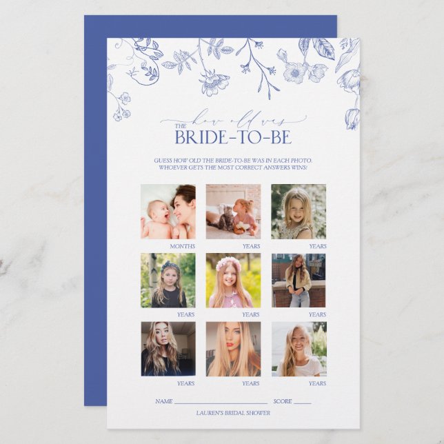 Game van het Victoriaans Vrijgezellenfeest van Fra (Voorkant / Achterkant)