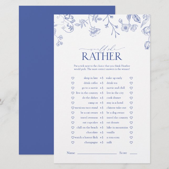 Game van het Victoriaans Vrijgezellenfeest van Fra (Voorkant / Achterkant)