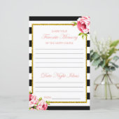 Game van het vrijgezellenfeest - Favoriet Geheugen (Staand voorkant)