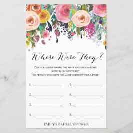 Game van Vrijgezellenfeest van tuin, AFGEDRUKT