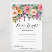 Game van Vrijgezellenfeest van tuin, AFGEDRUKT (Voorkant / Achterkant)