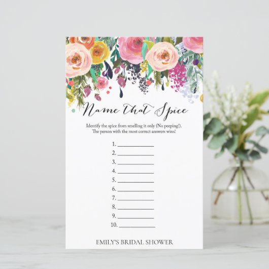 Game van Vrijgezellenfeest van tuin, AFGEDRUKT (Staand voorkant)