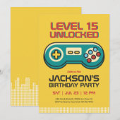 Game Video Game Player Gamer Boy Birthday Kaart (Voorkant / Achterkant)