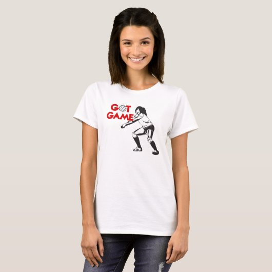 Game Volleyball T-Shirt (Voorkant volledig)