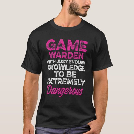 Game Warden Conservation Officer 7 T-shirt (Voorkant)