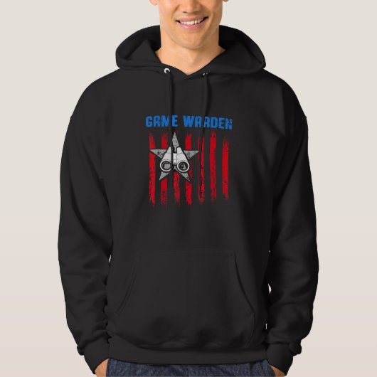 Game Warden Conservation Officer 8 Hoodie (Voorkant)