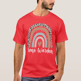 Game Warden Rainbow Leopard Funny Game Warden boy T-shirt