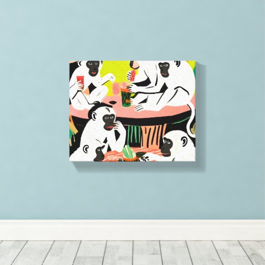 Game Weekend Canvas Afdruk (Insitu (Houten vloer))