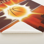 Game-winnende basketbal energie van het Hof MVP Sherpa Deken (3/4)