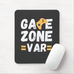 Game Zone VAR Tekst Ontwerp Muismat