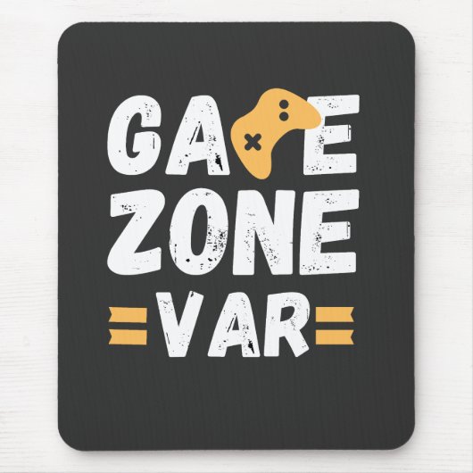 Game Zone VAR Text Design Muismat (Voorkant)
