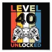  gamebeleving op 40e dag zonder vergrendeling foto afdruk (Voorkant)