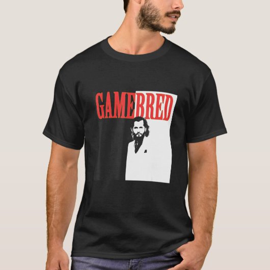 Gamebred Cuban Street MMA Fighter Miami Gangster T-shirt (Voorkant)
