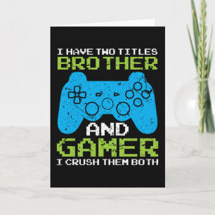 Gamebroeder Game-gameconsole - Birthday - cadeau Kaart