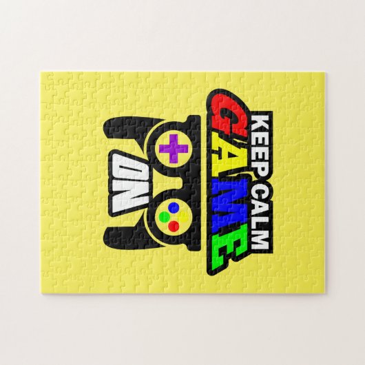 Gamecadeautje Kalm houden Legpuzzel (Horizontaal)