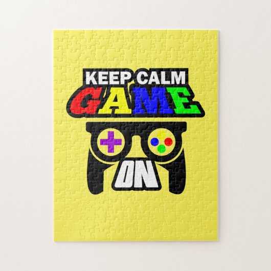 Gamecadeautje Kalm houden Legpuzzel (Verticaal)