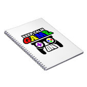 Gamecadeautje Kalm houden Notitieboek (Rechterzijde)