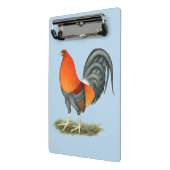 Gamecock Blauwe Rode Haan Mini Klembord (Angled2)
