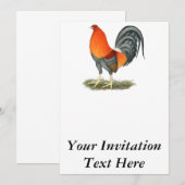 Gamecock Blue Red Kaart (Voorkant / Achterkant)