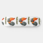 Gamecock Blue Red Rooster Persoonlijk Skateboard (Horizontaal)