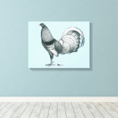 Gamecock Crele of Dom Canvas Afdruk (Insitu (Houten vloer))