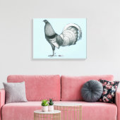 Gamecock Crele of Dom Canvas Afdruk (Insitu (Woonkamer))