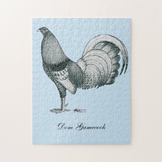 Gamecock Crele of Dom Legpuzzel (Verticaal)