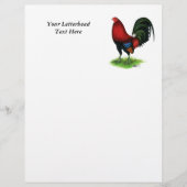 Gamecock: Donkerrood (Voorkant)