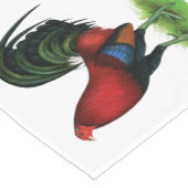 Gamecock: Donkerrood Korte Tafelloper (Hoek)