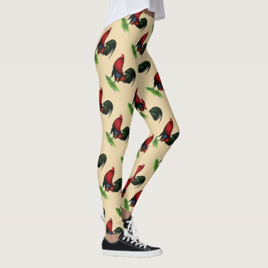 Gamecock:  Donkerrood Leggings (Rechts)