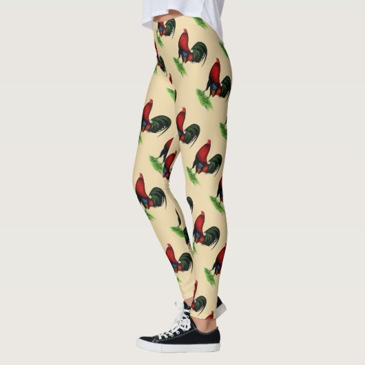 Gamecock:  Donkerrood Leggings (Links)
