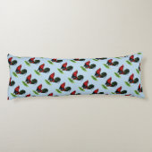 Gamecock: Donkerrood Lichaamskussen (Achterkant)