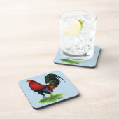 Gamecock: Donkerrood Onderzetter (Rechterzijde)