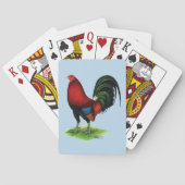 Gamecock: Donkerrood Pokerkaarten (Achterkant)
