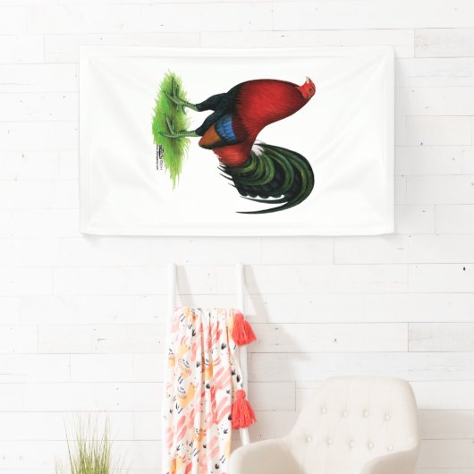 Gamecock:  Donkerrood Spandoek (Insitu)