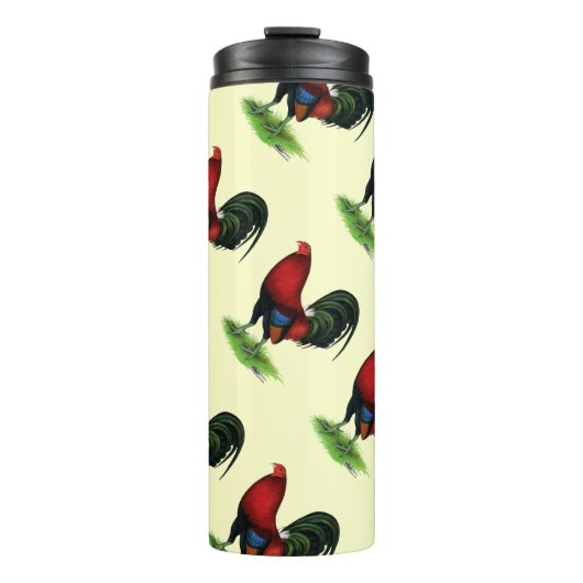 Gamecock: Donkerrood Thermosbeker (Voorkant)
