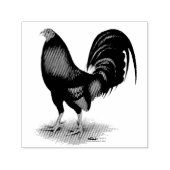 Gamecock: Donkerrood Zelfinktende Stempel (Design)